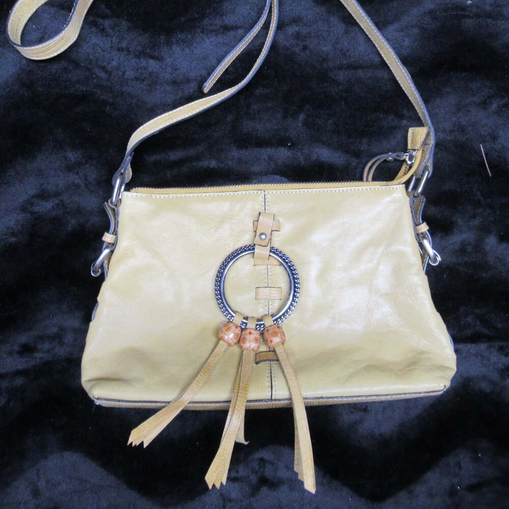 Firenze Bella Sharif Leather Handbag with Tassels